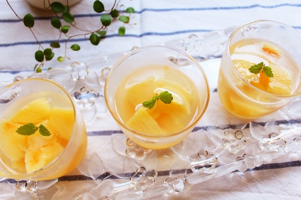 最高に可愛い桃ゼリーの簡単レシピと通販で買えるおすすめの桃を紹介！