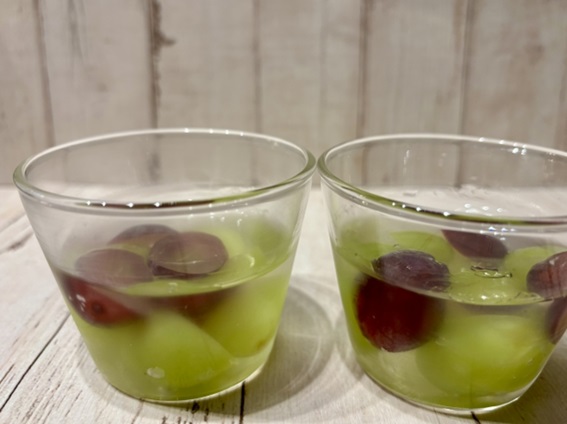 ひと手間加えるなら：ナガノパープルの炭酸ゼリー